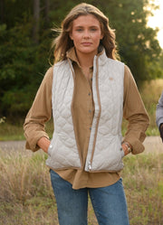Ashley 2.0 Insulated Vest in Chateau Grey by Ariat International
