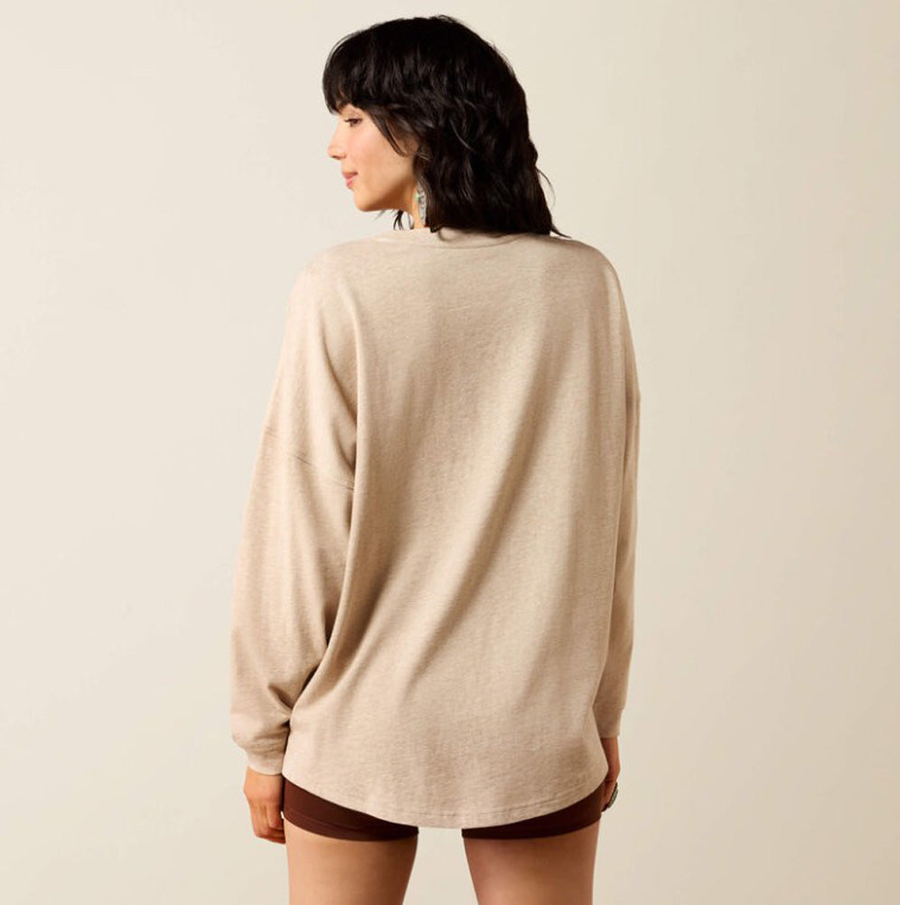 Canvas Oversized LS in Oatmeal by Ariat