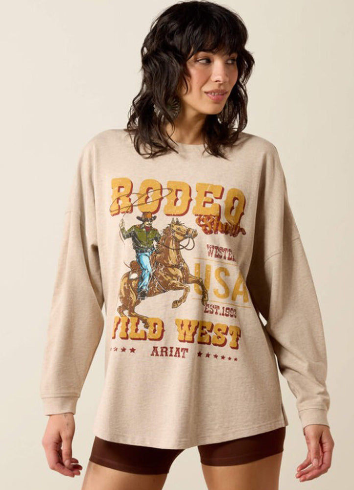 Canvas Oversized LS in Oatmeal by Ariat