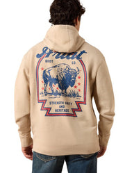 Ariat Bison Archer Hoodie in Oatmeal by Ariat