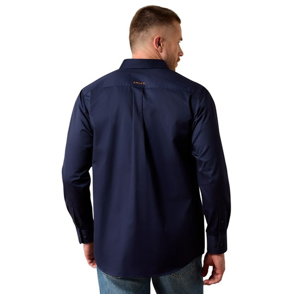 Solid Twill LS in Navy by Ariat