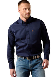 Solid Twill LS in Navy by Ariat