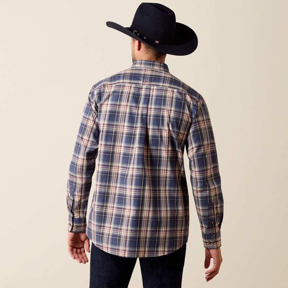 Mens Pro Jaren LS Oceana Medium Plaid by Ariat