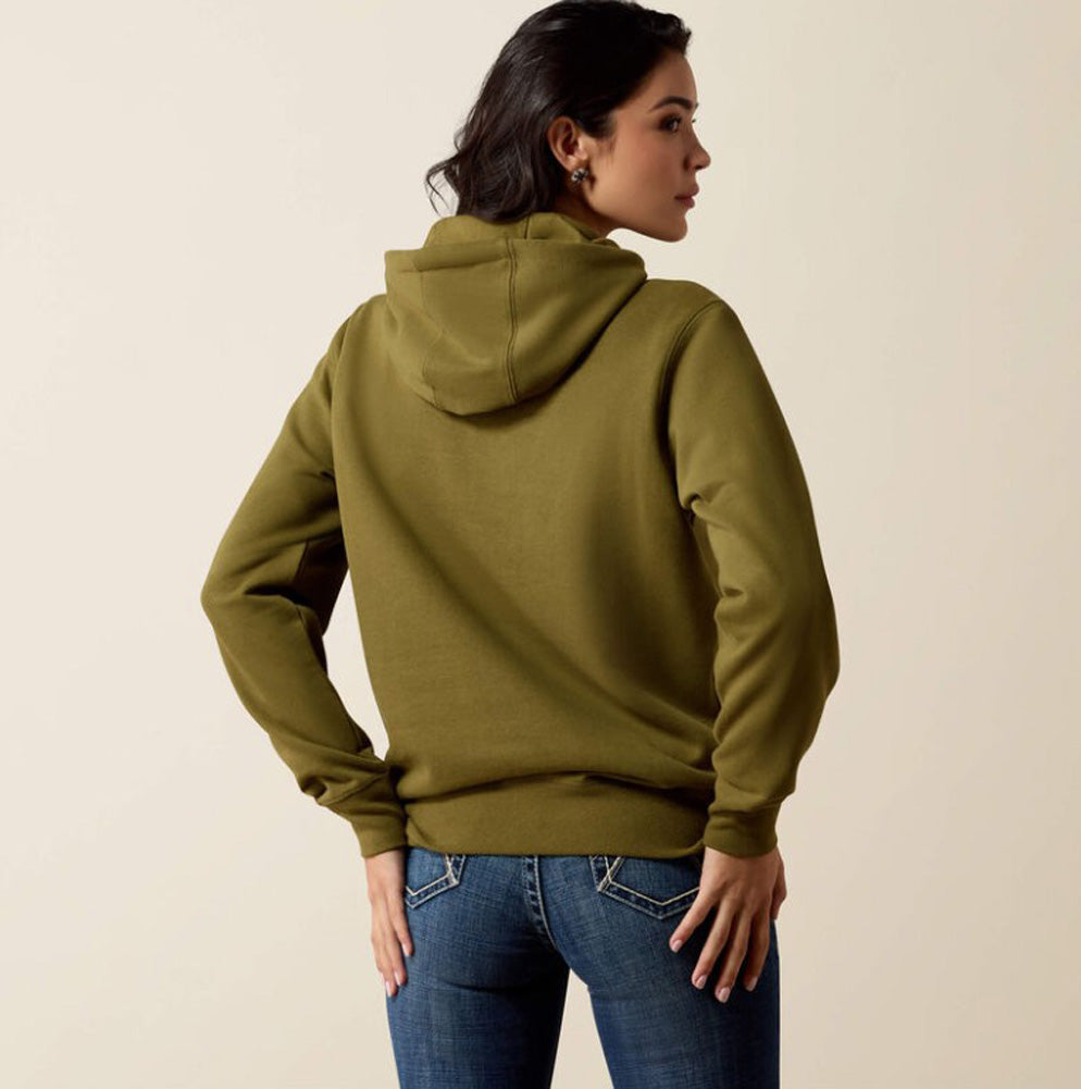 Ariat Logo 2.0 Hoodie in Moss Green by Ariat