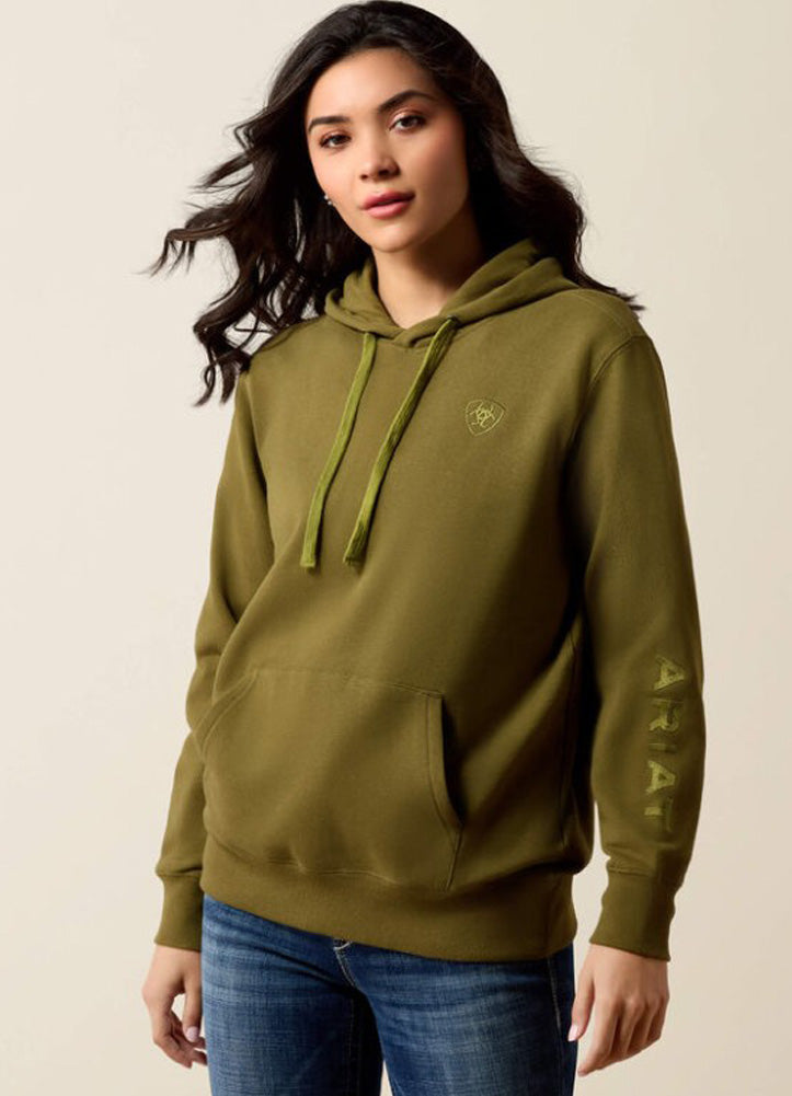 Ariat Logo 2.0 Hoodie in Moss Green by Ariat