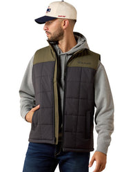Crius Insulated Vest in Phantom/Grape Leaf by Ariat
