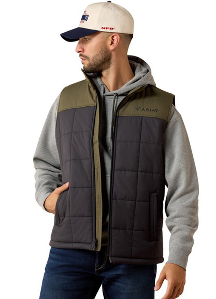 Crius Insulated Vest in Phantom/Grape Leaf by Ariat