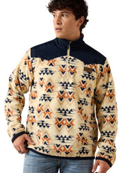 Basis Fleece Pullover in Oxford Tan Arrows by Ariat