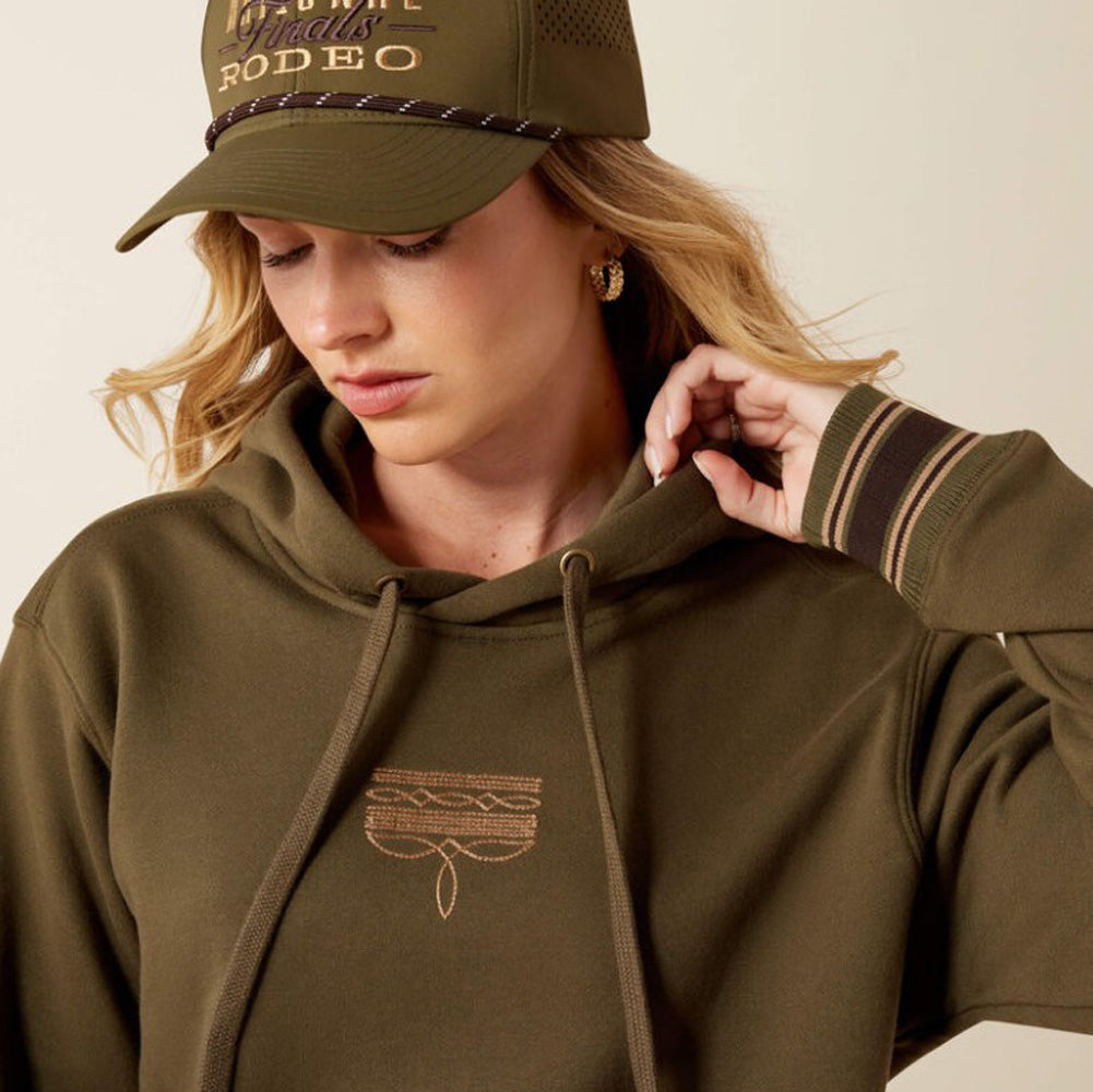 Threaded Through Hoodie in Ivy Green by Ariat