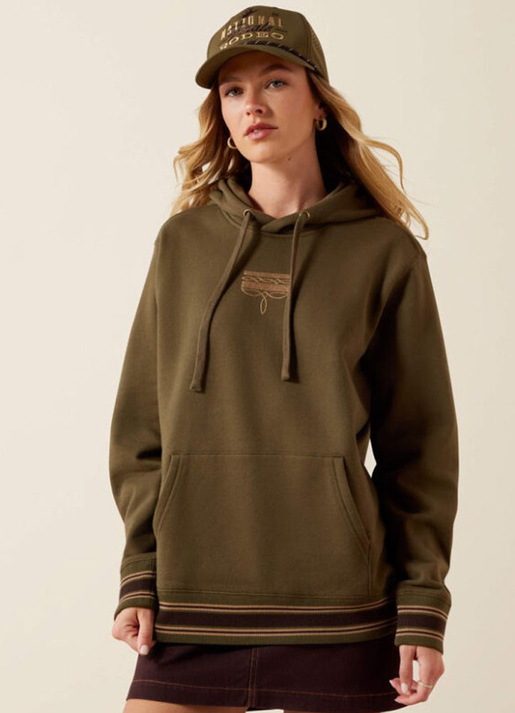 Threaded Through Hoodie in Ivy Green by Ariat