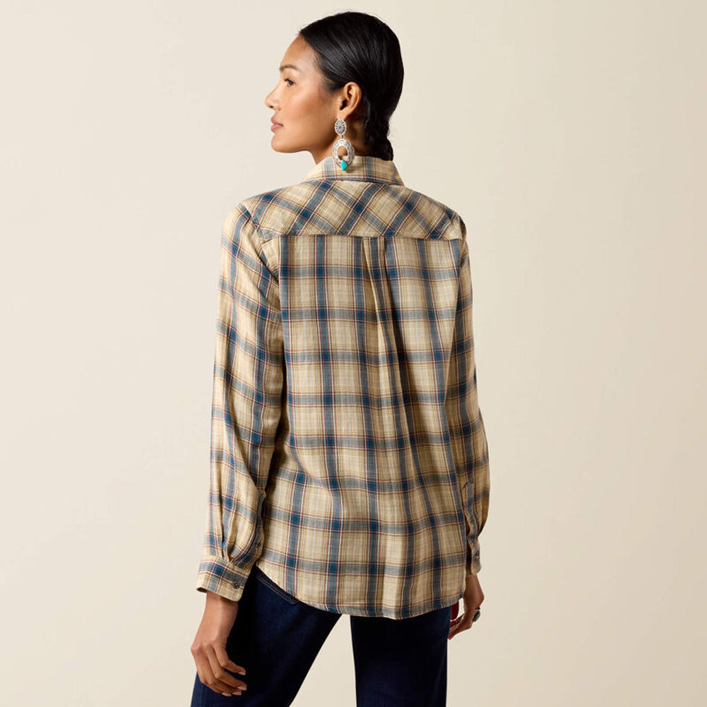 Billie Jean LS in Horizon Plaid by Ariat