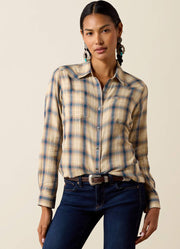 Billie Jean LS in Horizon Plaid by Ariat