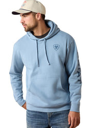 Ariat Logo Hoodie in Light Denim by Ariat