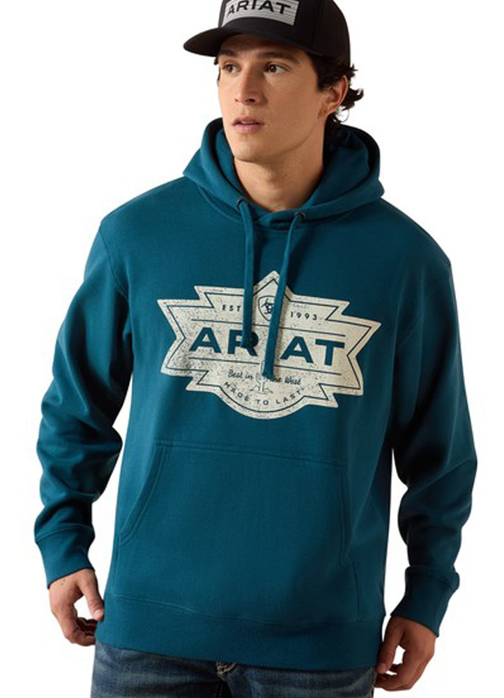 Ariat Mesa Motif Hoodie in Legion Blue by Ariat