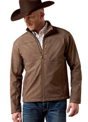 Vernon Softshell Jacket in Wren Faux Leather by Ariat
