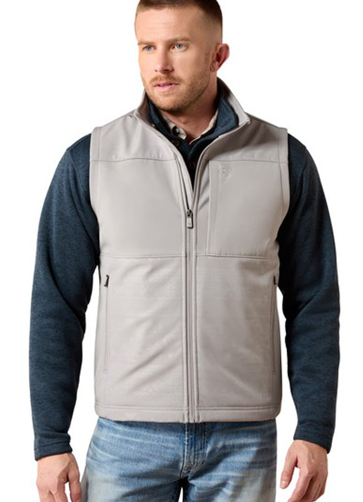 Vernon Softshell Vest in Wet Weather Emboss by Ariat