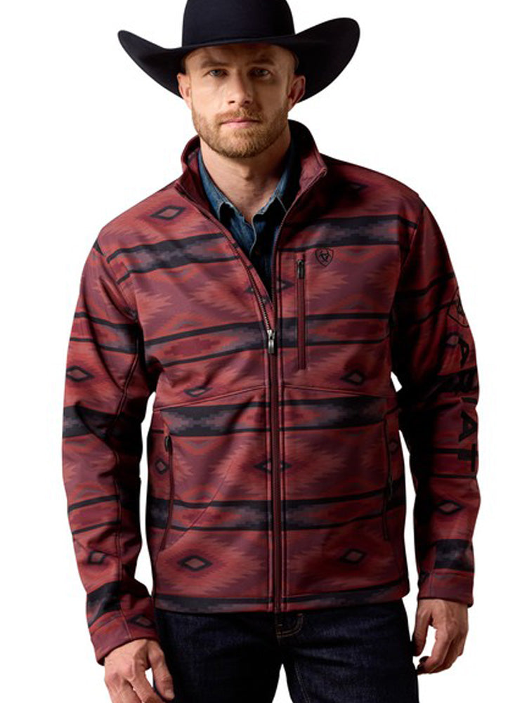 Logo Softshell Jacket in Red Mahogany by Ariat