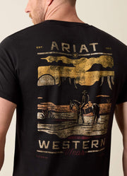 Ariat Monument Gaucho SS in Black by Ariat