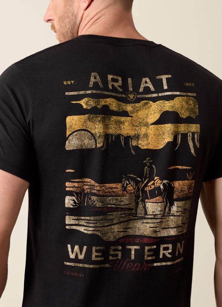 Ariat Monument Gaucho SS in Black by Ariat