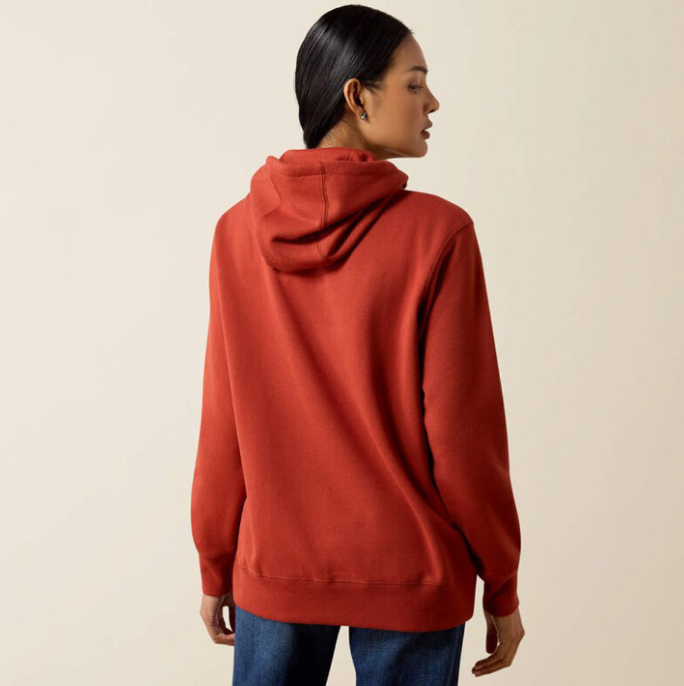 Ariat Logo 2.0 Hoodie in Burnt Henna by Ariat
