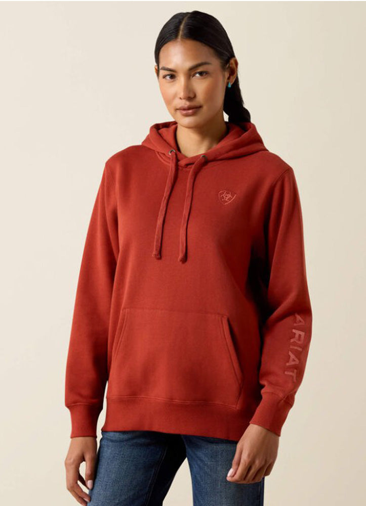 Ariat Logo 2.0 Hoodie in Burnt Henna by Ariat