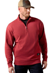 Core 1/4 Zip Sweatshirt in Brick Red by Ariat