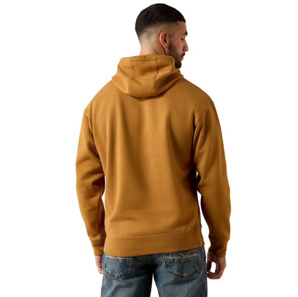 Ariat Logo Hoodie in Bone Brown by Ariat