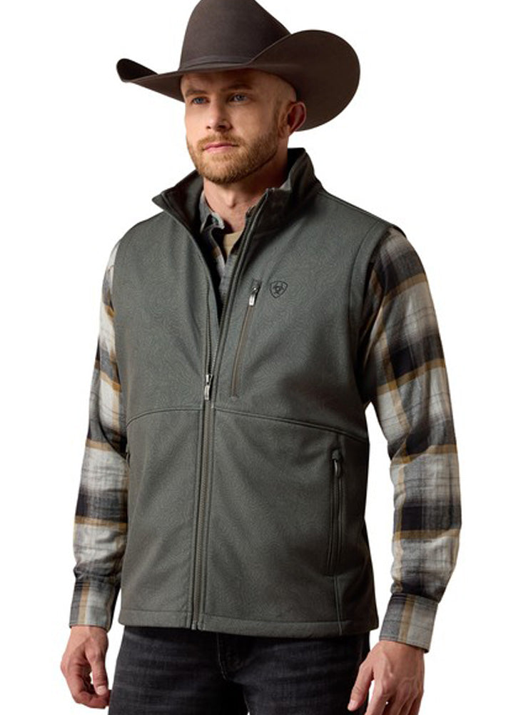 Logo Softshell Vest in Beluga by Ariat