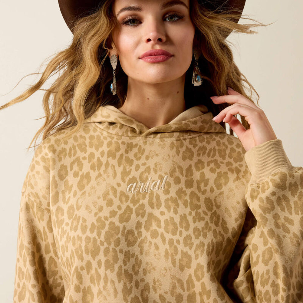 Essential Hoodie in Faded Leopard by Ariat