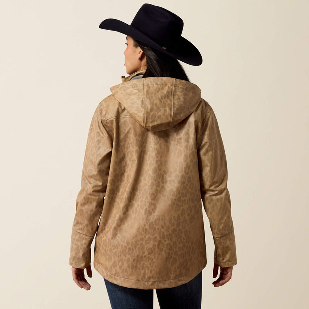 Drizzle Rain Coat in Faded Leopard by Ariat
