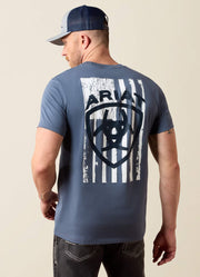 Men Intertwined Freedom SS Tshirt Grisalle by Ariat