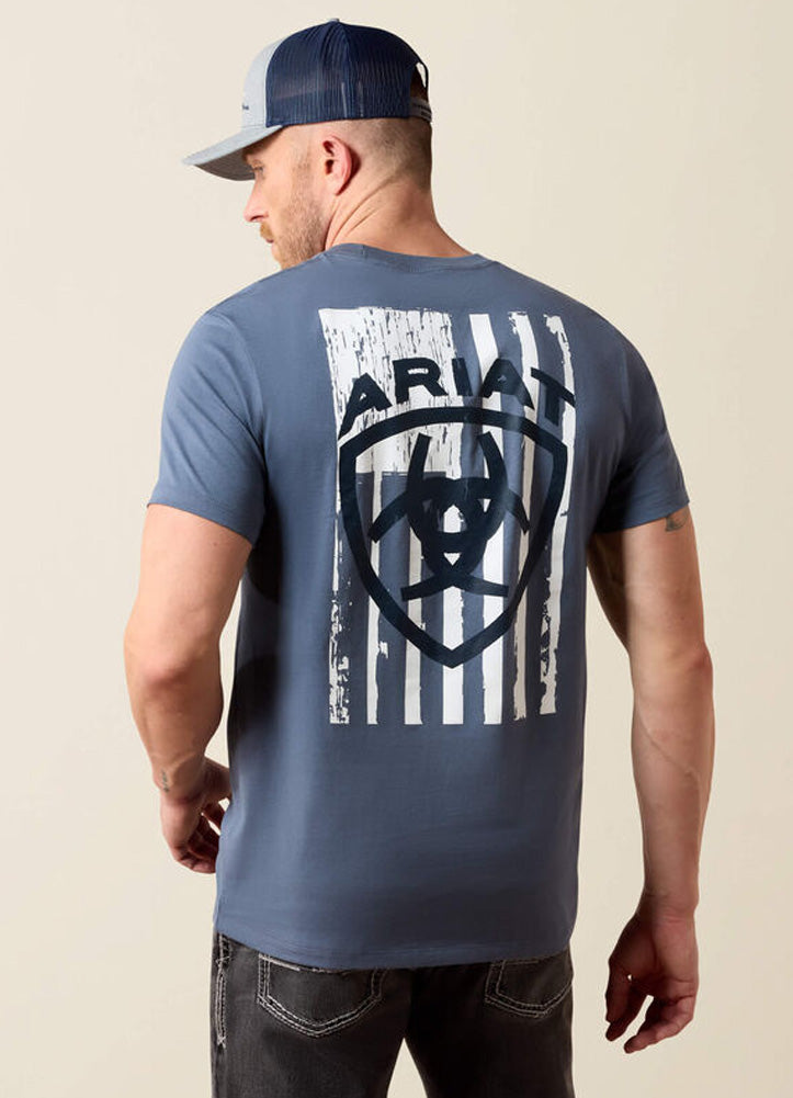 Men Intertwined Freedom SS Tshirt Grisalle by Ariat