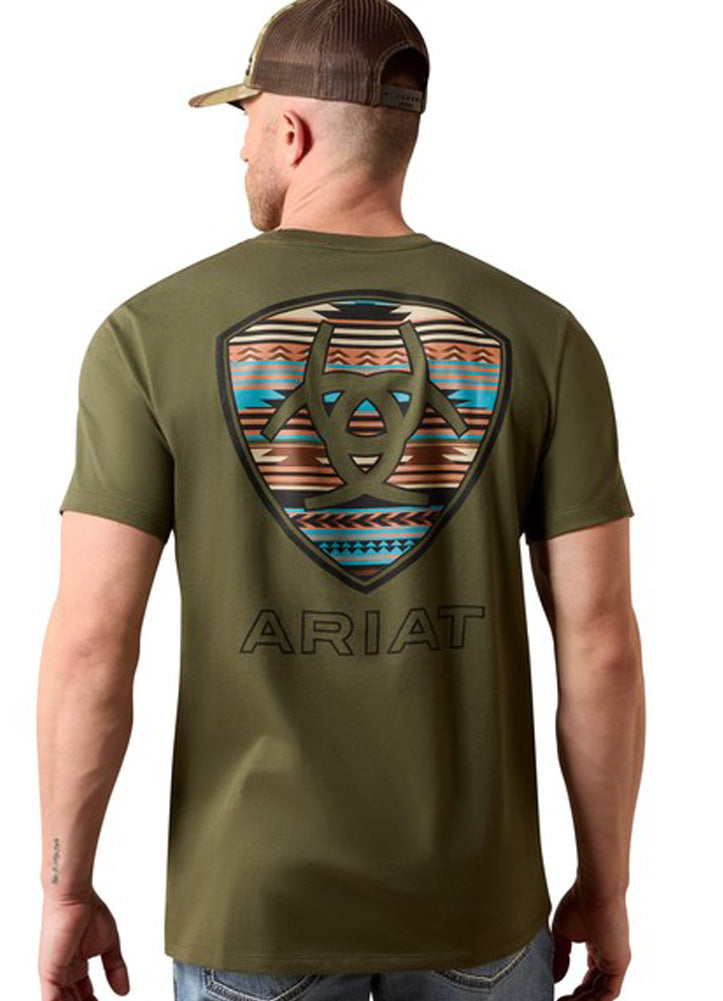 Rust Serape Shield SS in Grape Leaf by Ariat