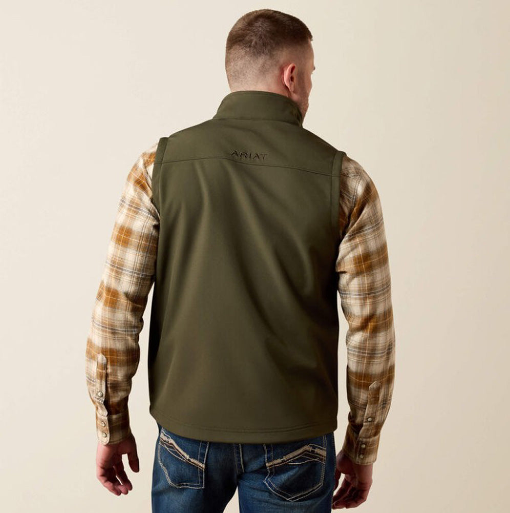 Vernon Softshell Vest in Forest Night by Ariat