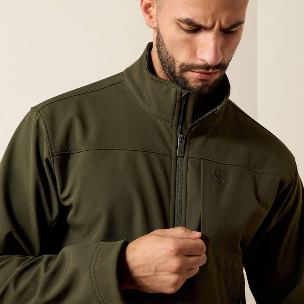 Vernon Softshell Jacket in Forest Night by Ariat