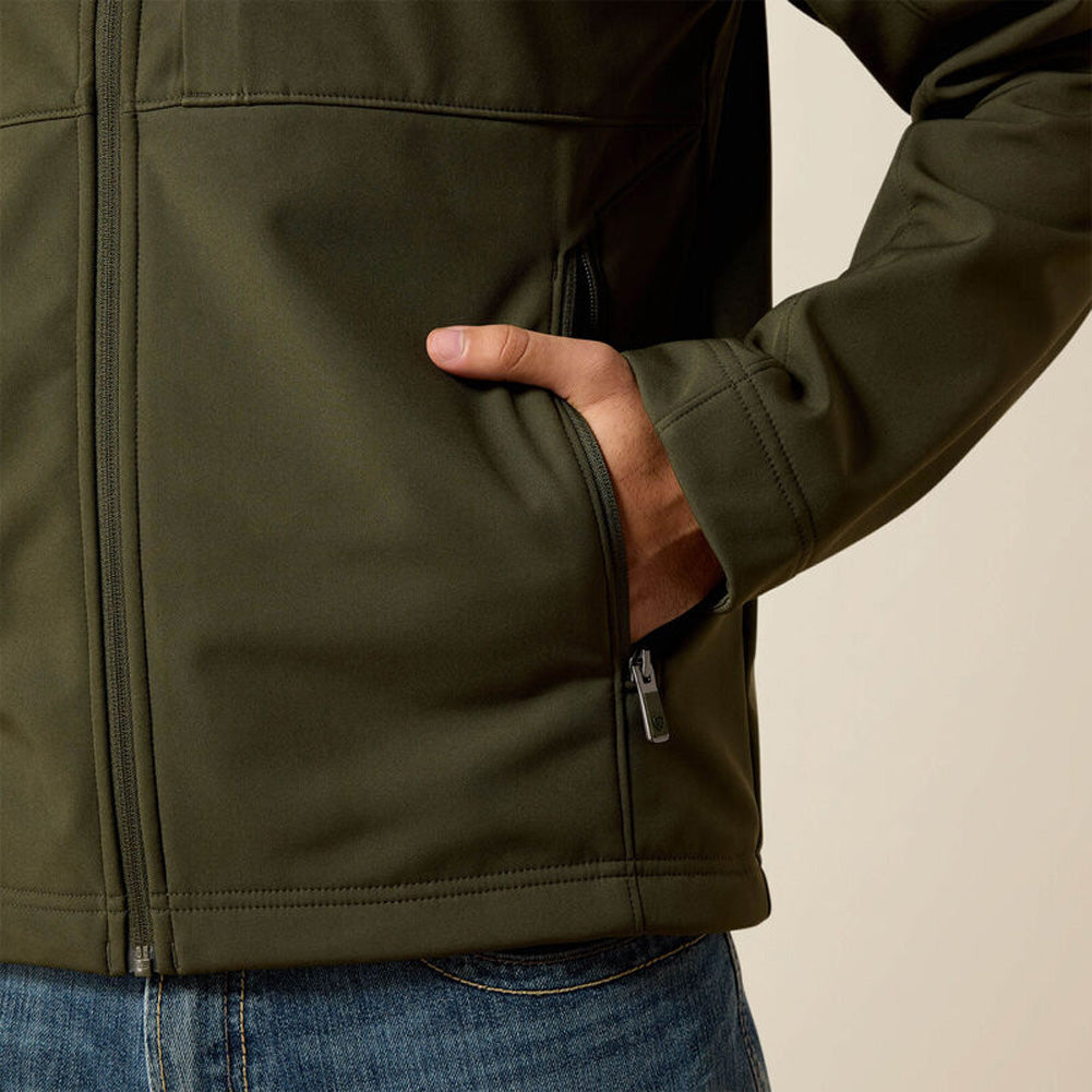 Vernon Softshell Jacket in Forest Night by Ariat