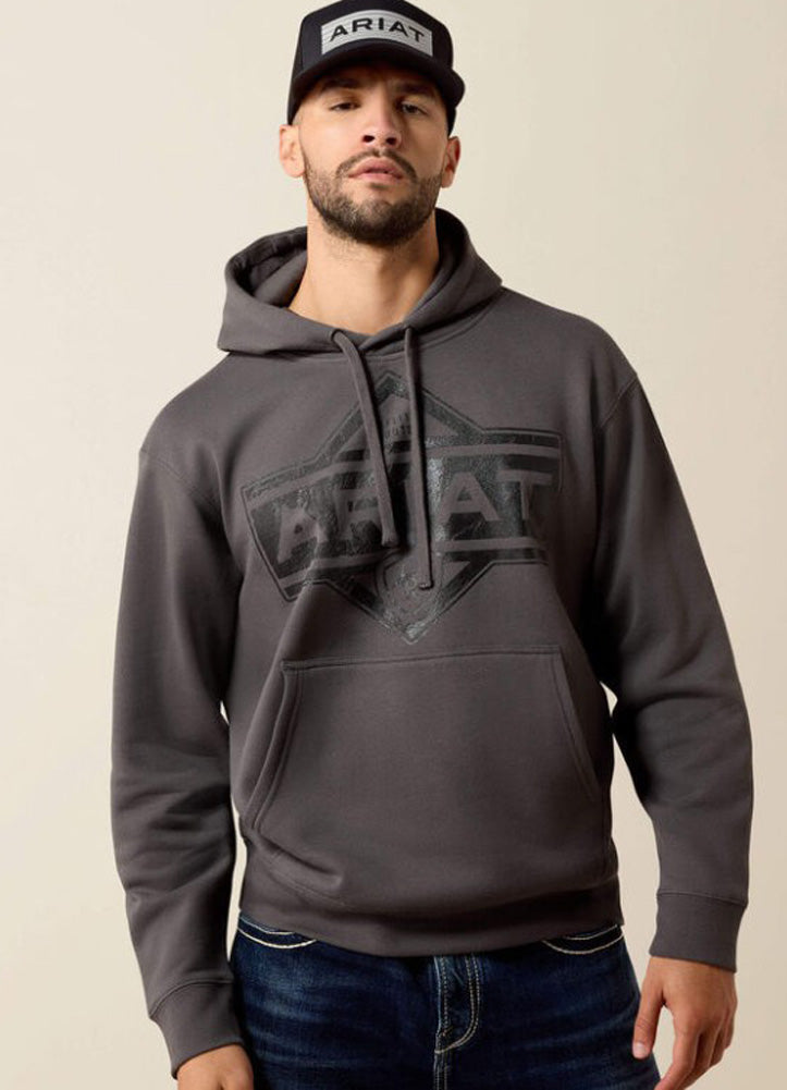 Ariat Leather Diamond Hoodie in Dark Shadow by Ariat