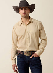 Everything Classic Fit Shirt in Vanilla Custard Micro Geo Print by Ariat International