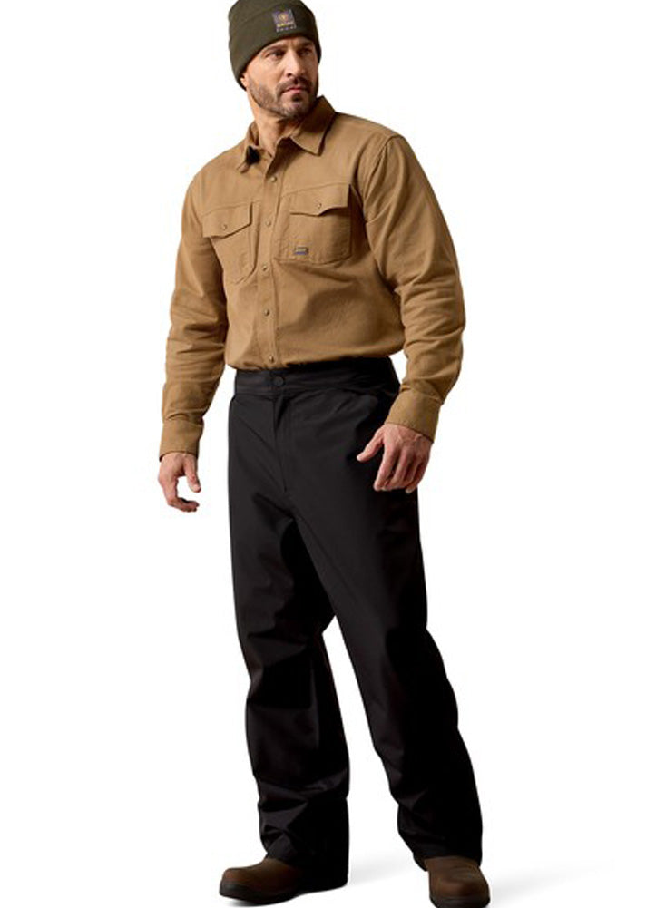 Rebar Stormshell Waterproof Pants in Black by Ariat