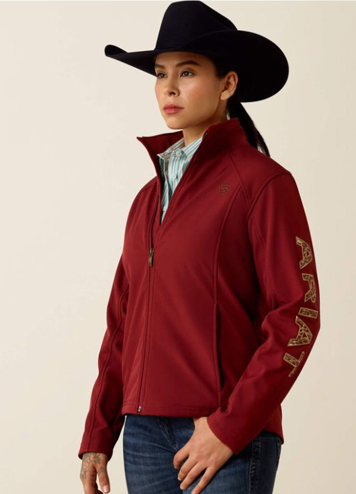 Ariat Logo Softshell Jacket in Syrah by Ariat