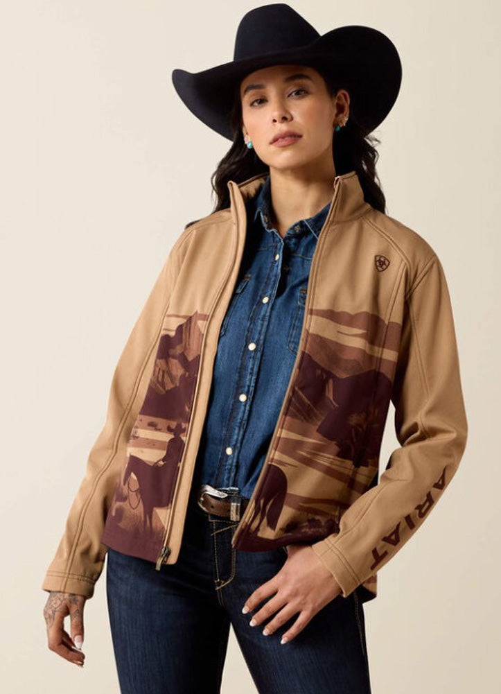 Ariat Logo Softshell Jacket in Lone Ranger by Ariat