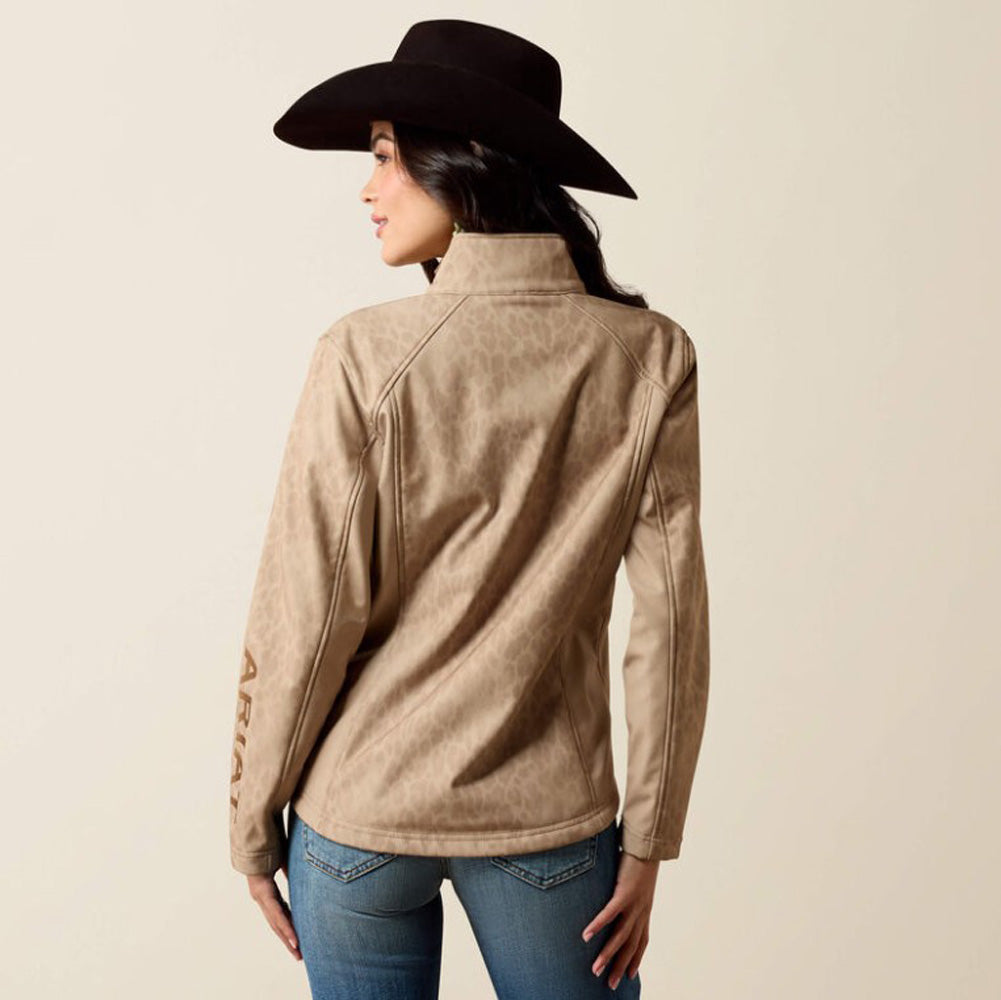 Ariat Logo Softshell Jacket in Faded Leopard by Ariat