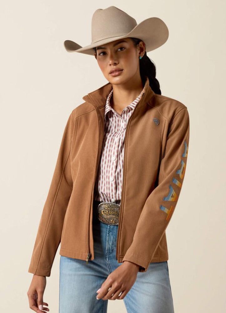 Ariat Logo Softshell Jacket in Dachshund Heather by Ariat