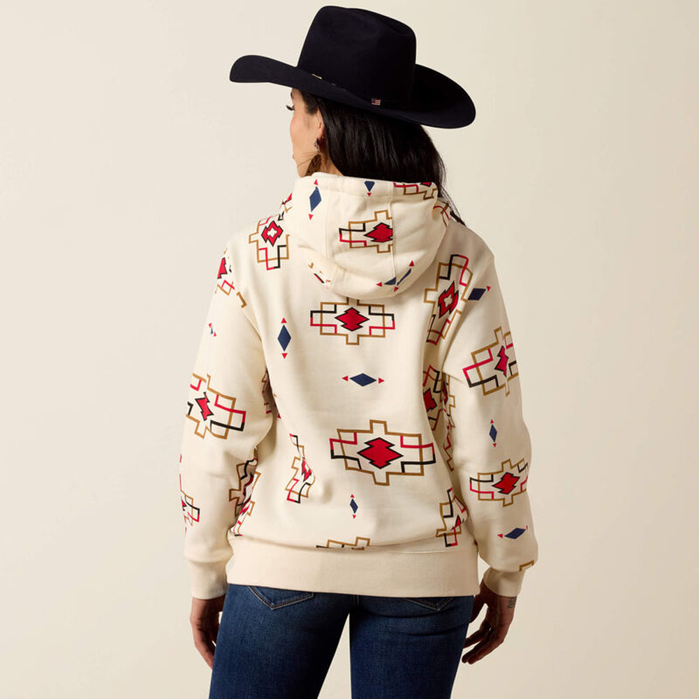 Ariat Logo 2.0 Printed Hoodie in Mosaic Southwest by Ariat International