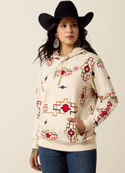 Ariat Logo 2.0 Printed Hoodie in Mosaic Southwest by Ariat International