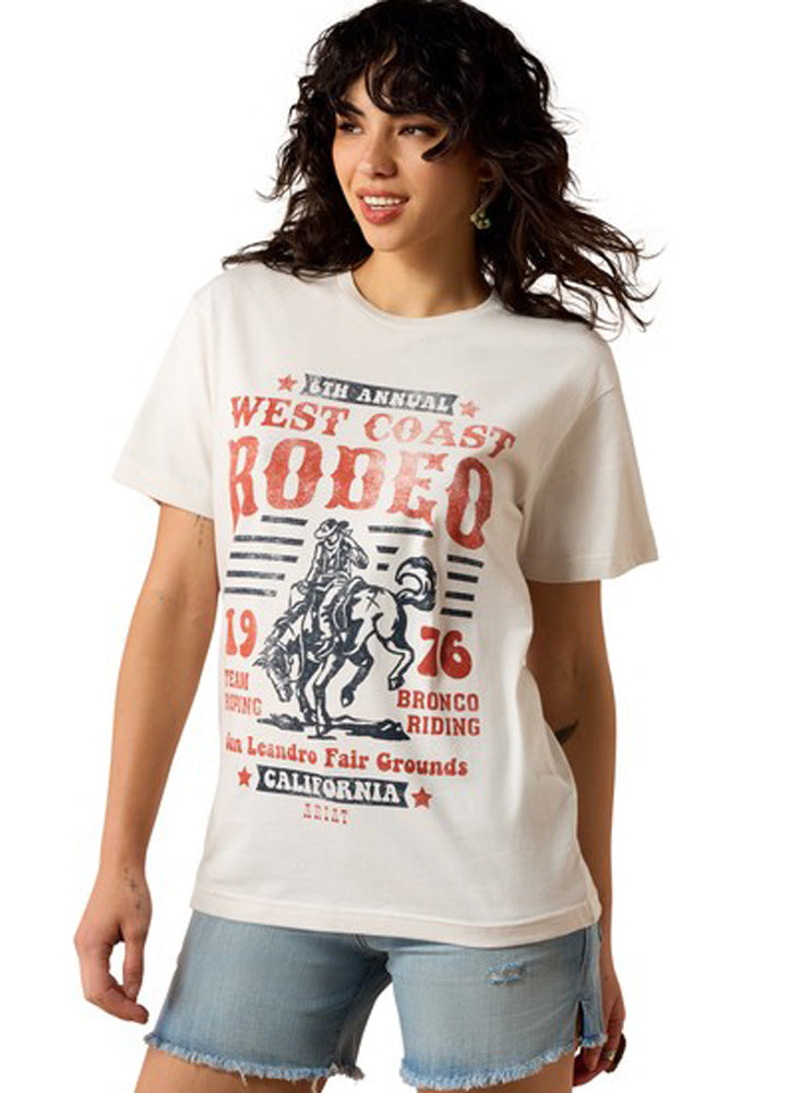 Ariat Rodeo 76 Boyfriend SS in Off White by Ariat
