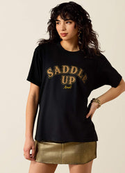 Ariat Saddle Up Boyfriend SS in Pigment Black by Ariat