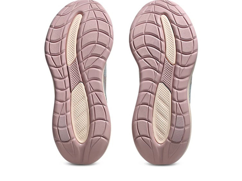 Gel-Cumulus 28 in Piedmont Grey/Pearl Pink by Asics