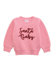Santa Baby Sweater by Mud Pie