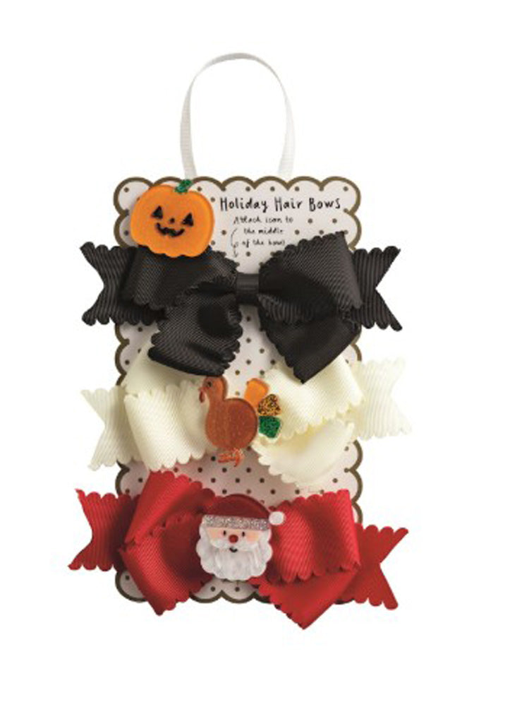 My First Holiday Bows by Mud Pie